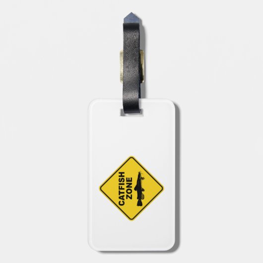Vangvisgebied Bagagelabel (Achterkant verticaal)