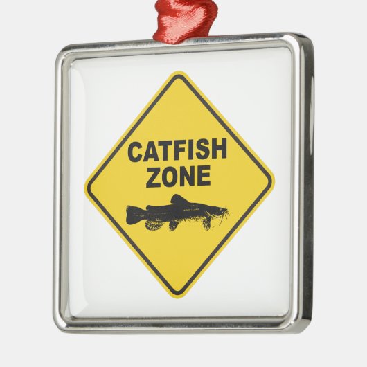 Vangvisgebied Metalen Ornament (Links)