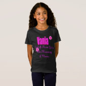Vania Girls Name Logo, T-shirt (Voorkant volledig)