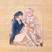 vanijeanne acrylic card acryl uitnodigingen (Voorkant)