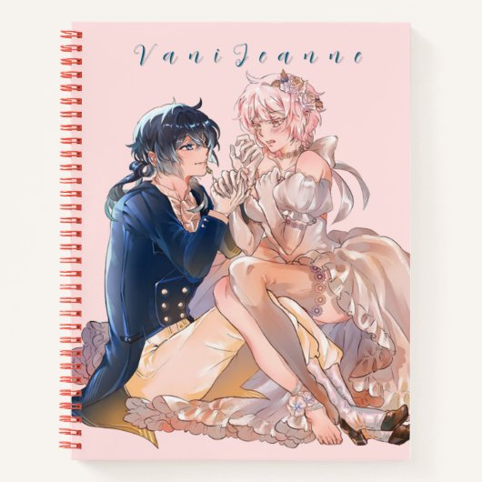 vanijeanne Spiraal Notebook Notitieboek (Voorkant)