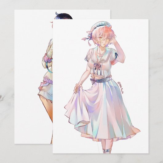 Vanijeanne zomerkaart kaart (Voorkant / Achterkant)