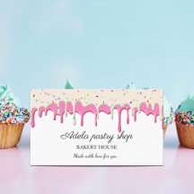 Vanilla aardbei Frosting Drip
