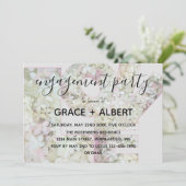 Vanilla aardbei Hydrangeas Wedding Verloving Kaart (Staand voorkant)