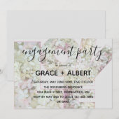 Vanilla aardbei Hydrangeas Wedding Verloving Kaart (Voorkant / Achterkant)