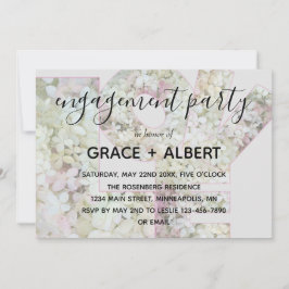 Vanilla aardbei Hydrangeas Wedding Verloving Kaart