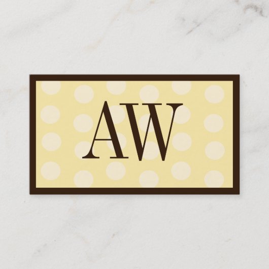 Vanilla Bedotted Visitekaartje (Voorkant)