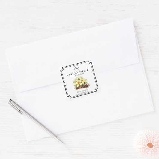 Vanilla Bloemengeur Verspreider Label (Envelop)