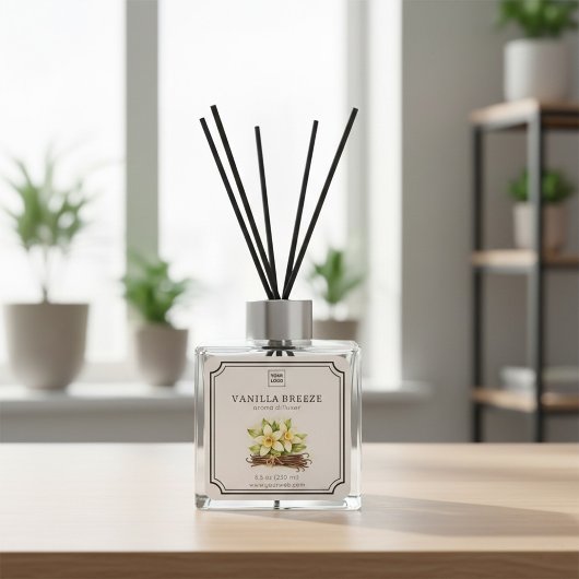 Vanilla Bloemengeur Verspreider Label