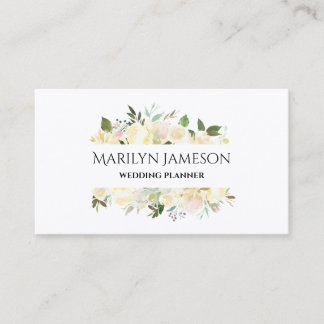Vanilla Blossom Wedding Planner Visitekaartje