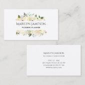 Vanilla Blossom Wedding Planner Visitekaartje (Voorkant / Achterkant)