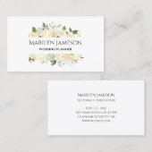 Vanilla Blossom Wedding Planner Visitekaartje (Voorkant / Achterkant)