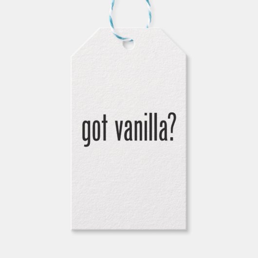 vanilla cadeaulabel (Voorkant)
