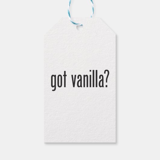 vanilla cadeaulabel (Achterkant)