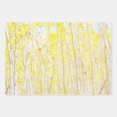 Vanilla Cake Aspen-bomen Inpakpapier Vel (Voorkant)