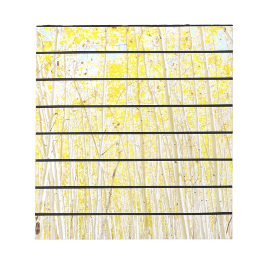 Vanilla Cake Aspen-bomen Vlagpersoneel, Arizona Notitieblok (Voorkant)