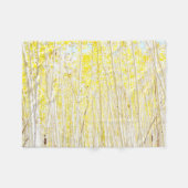 Vanilla Cake Aspen Trees Fleece Deken (Voorkant (Horizontaal))