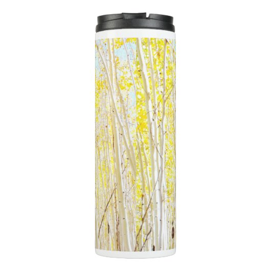Vanilla Cake Aspen Trees Thermosbeker (Achterkant)
