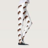 Vanilla Chocolate Ice Cream Sandwich Junk Food Leggings (Rechts)