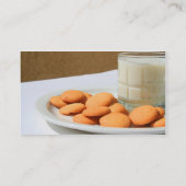 Vanilla Cookies en een glas Visitekaartje (Achterkant)