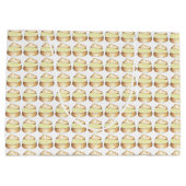 Vanilla Cream Puff Creampuff Pastry Food Gift Bag Large Cadeautasje (Achterkant)