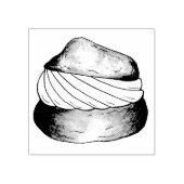 Vanilla Cream Puff Franse gebak Stempel (Afrduk)