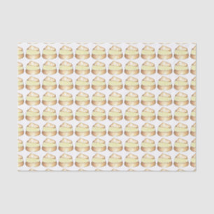 Vanilla Cream Puff Puffs Creampuff-papier Tissuepapier