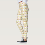 Vanilla Cream Puff Puffs Pastry Dessert Leggings<br><div class="desc">Leggings zijn voorzien van een originele afbeelding van een heerlijke vanilla crème puff !</div>