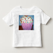 "Vanilla Cupcake met sprinken Kinder Shirts (Voorkant)