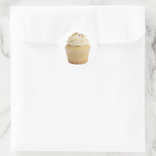 Vanilla Cupcake With Buttercream Sticker (Tas)