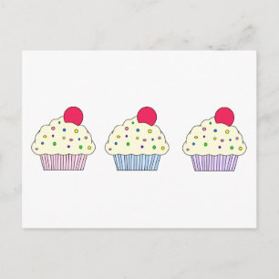 Vanilla Cupcakes Briefkaart