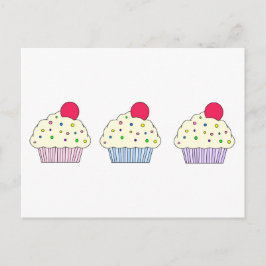 Vanilla Cupcakes Briefkaart