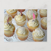 Vanilla cupcakes briefkaart (Voorkant)