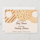 Vanilla Donut Delight Baby Shower Kaart (Voorkant)