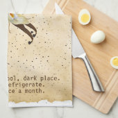  Vanilla Extract keukenhanddoeken (Quarter Fold)