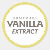 Vanilla Extract Label (Voorkant)