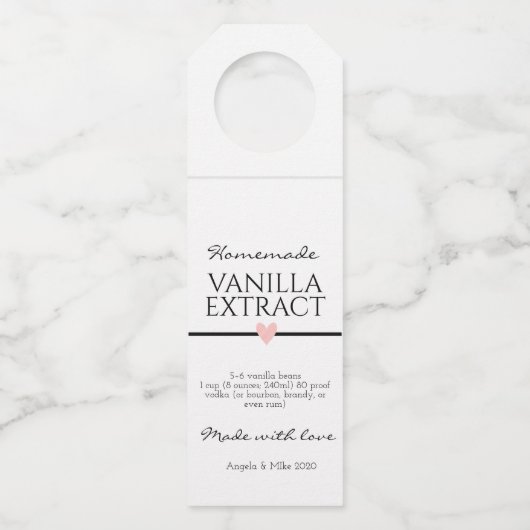 Vanilla Extract Label (Voorkant)