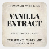  Vanilla Extract Label AF_01sqBK (Voorkant)