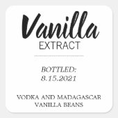 vanilla Extract Label BL_03sq (Voorkant)