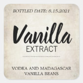  vanilla Extract Label BL_03sqbk (Voorkant)