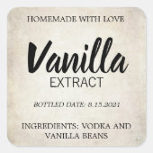  vanilla Extract Label BL_05sqBK (Voorkant)