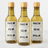 Vanilla Extract Label - bourbon VE-002_05b Wijn Etiket (Flessen)