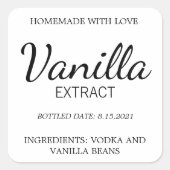  Vanilla Extract Label DS_01sq (Voorkant)