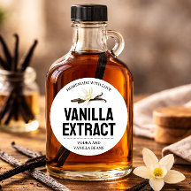 Vanilla-extract label VE102rd aanpassen