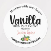 Vanilla Extract Labels, Madagaskarbonlabels Labels (Design 1)