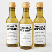 Vanilla Extract Modern Label Sticker ASOv1tr (Flessen)