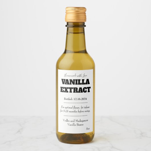 Vanilla Extract Modern Label Sticker ASOv1tr (Voorkant)