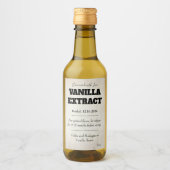 Vanilla Extract Modern Label Sticker ASOv1trbk (Voorkant)