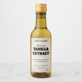 Vanilla Extract Modern Label Sticker ASOv2trbkss (Voorkant)
