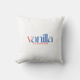 Vanilla Flavor Typography Art Kussen